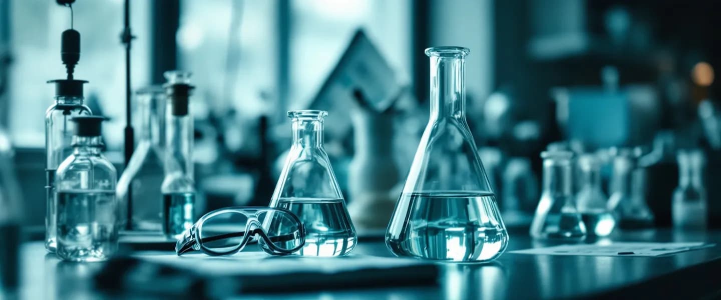 Chemistry study scene