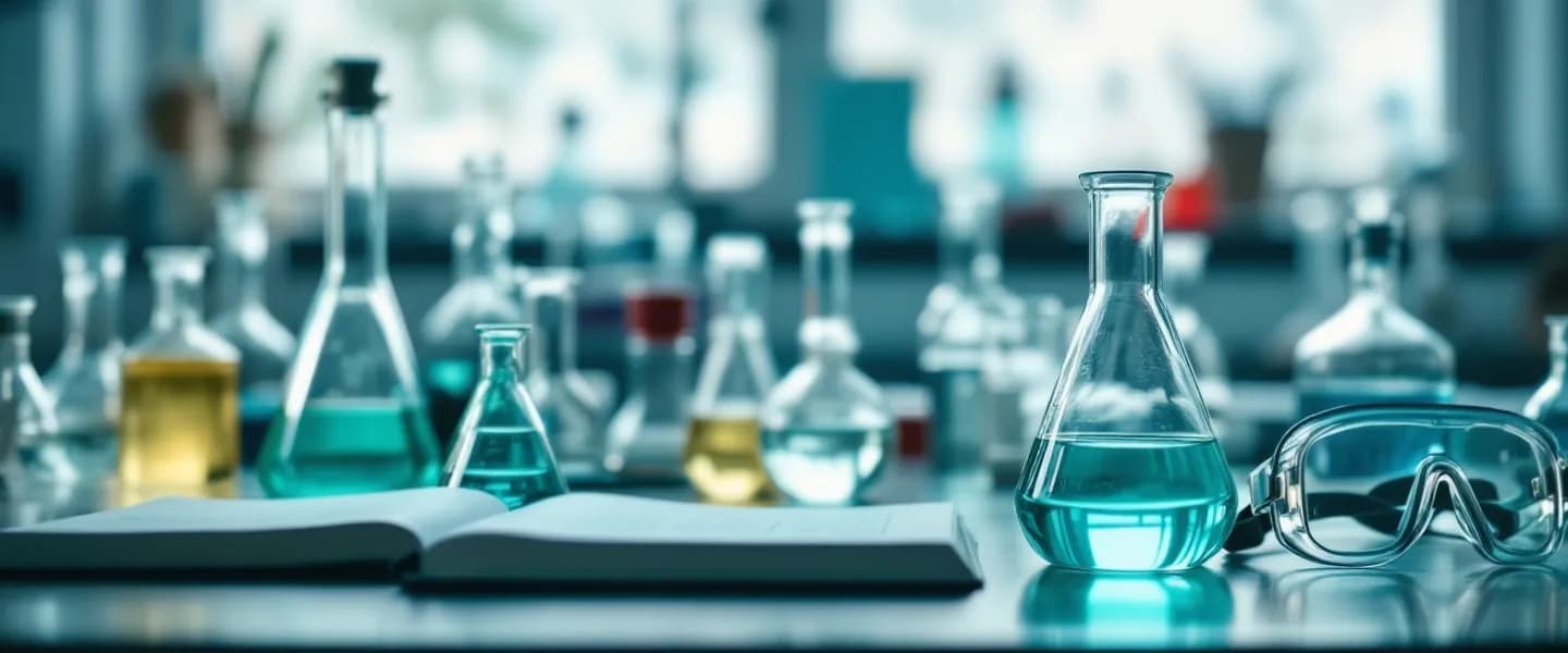 Chemistry study scene