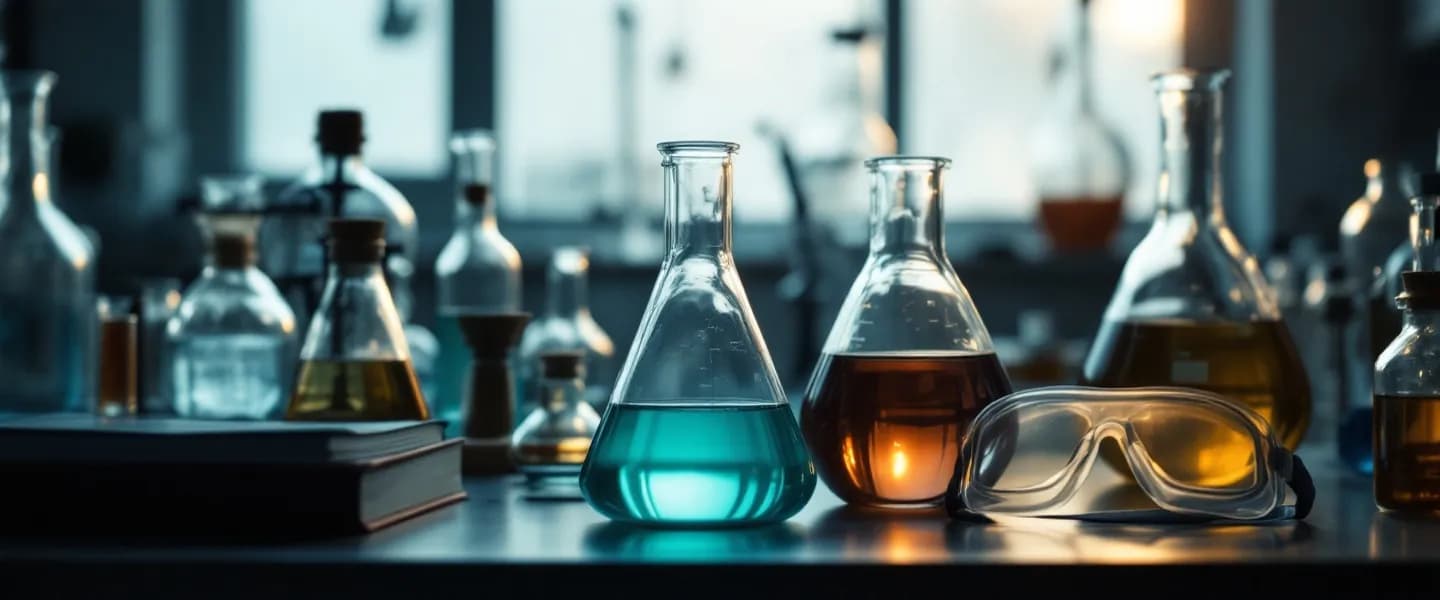 Chemistry study scene