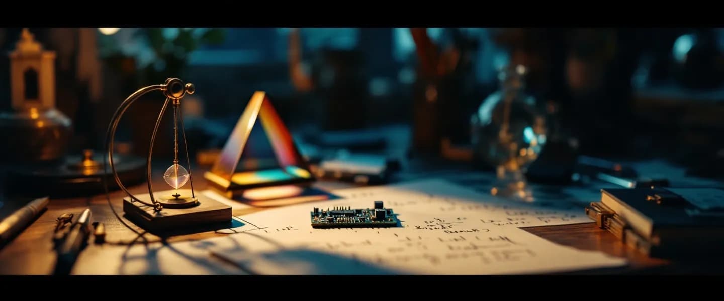 Physics study scene