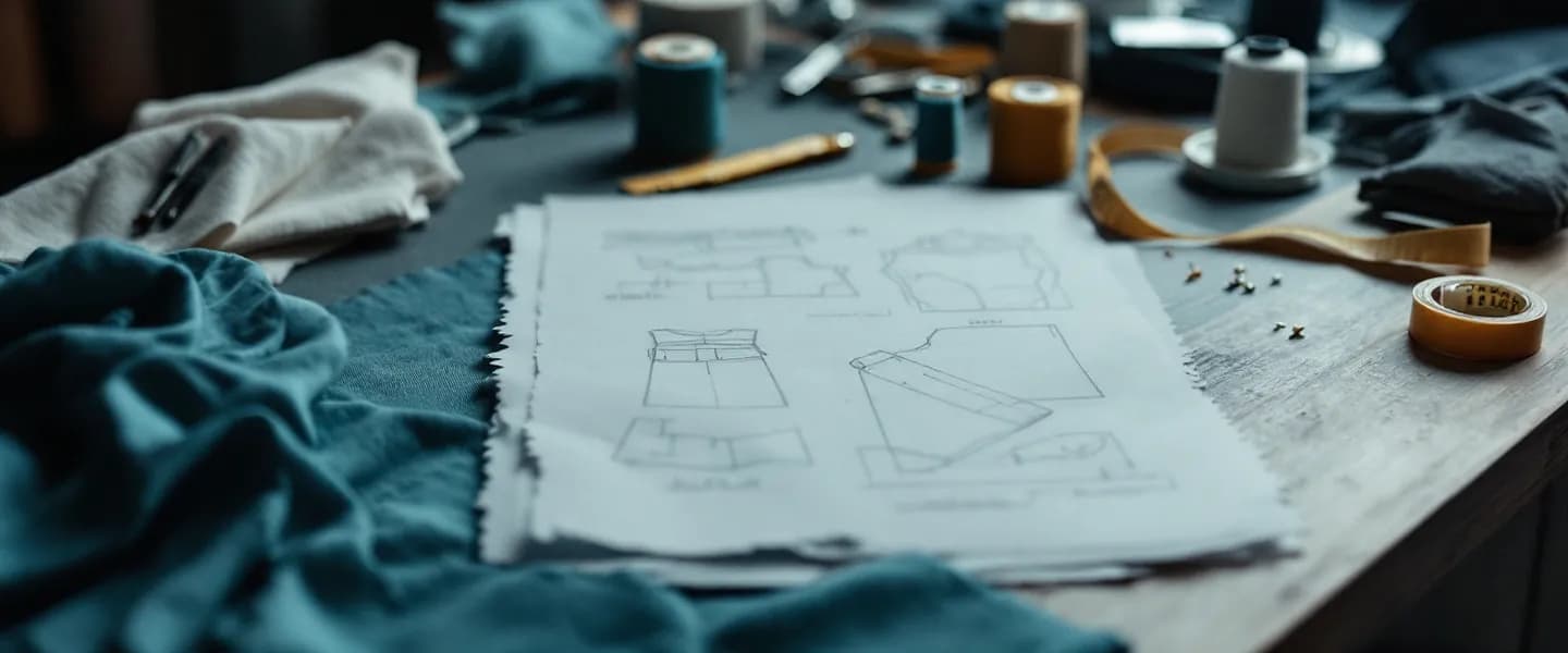 Textiles and Design study scene