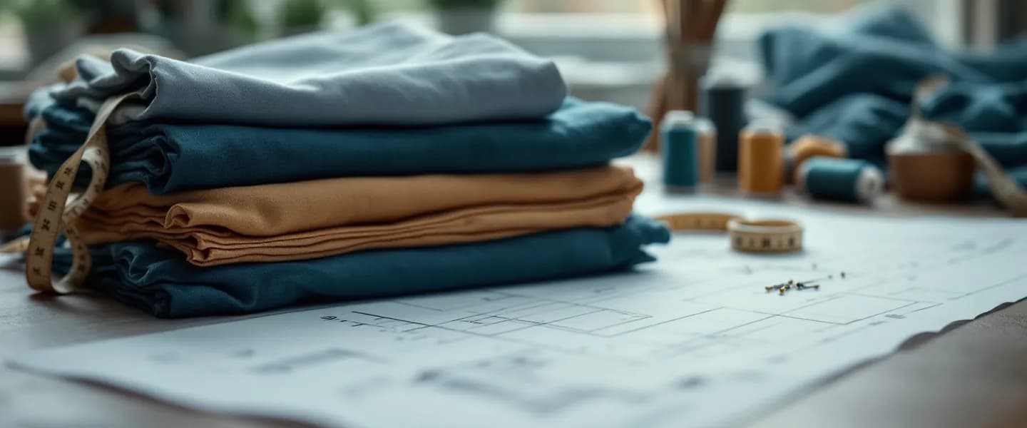 Textiles and Design study scene