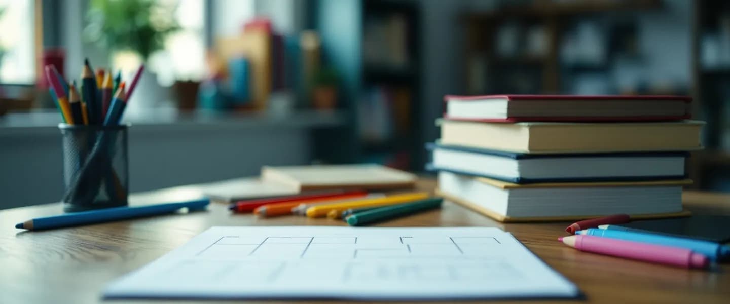 Education study scene