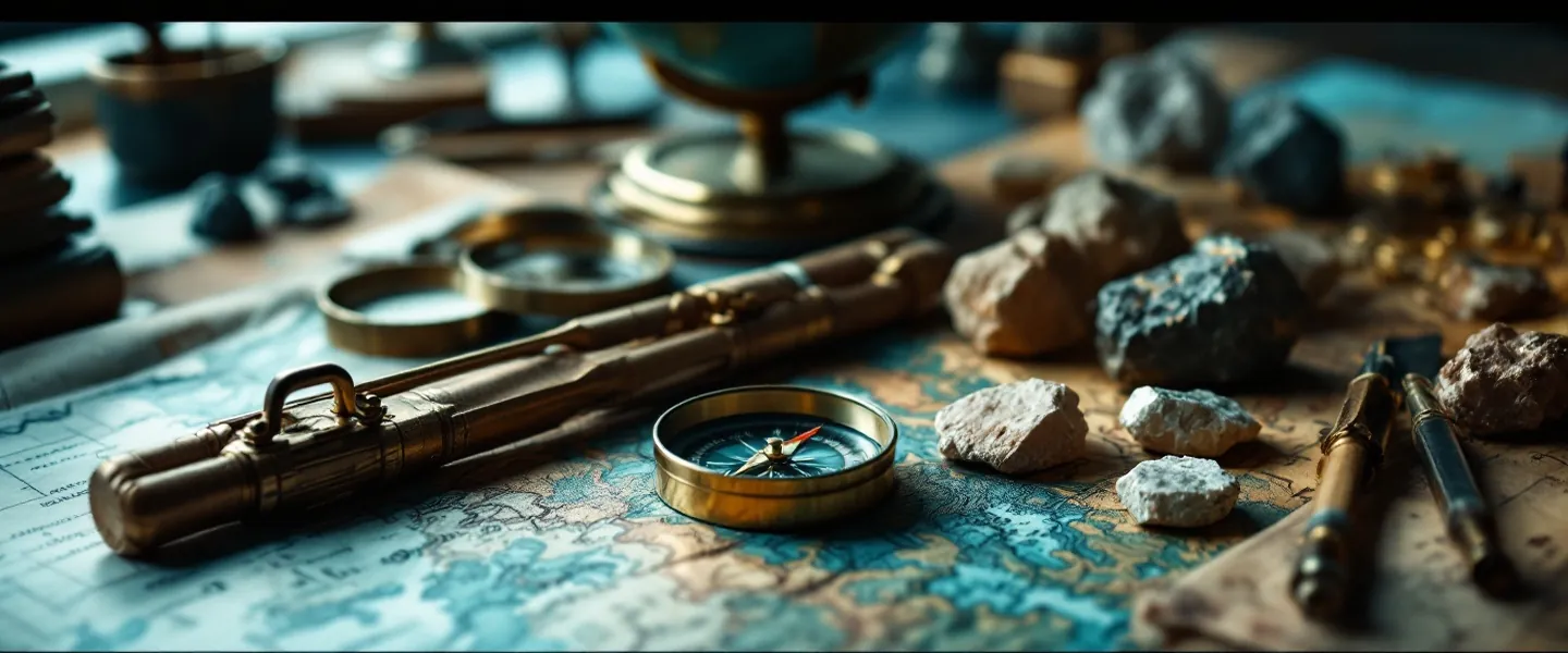 Geography study scene