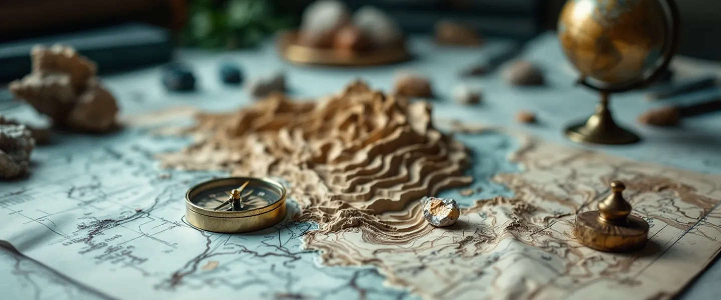 Geography study scene