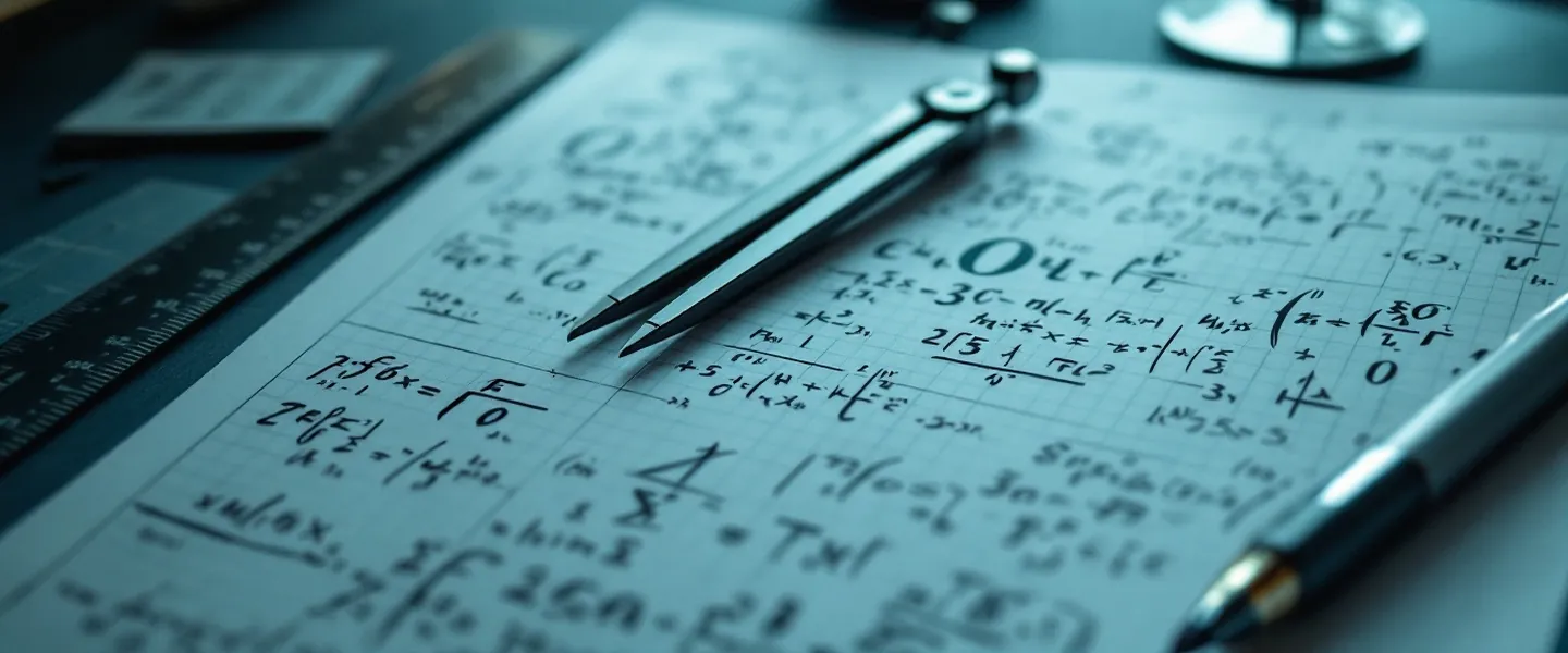 Maths Advanced study scene