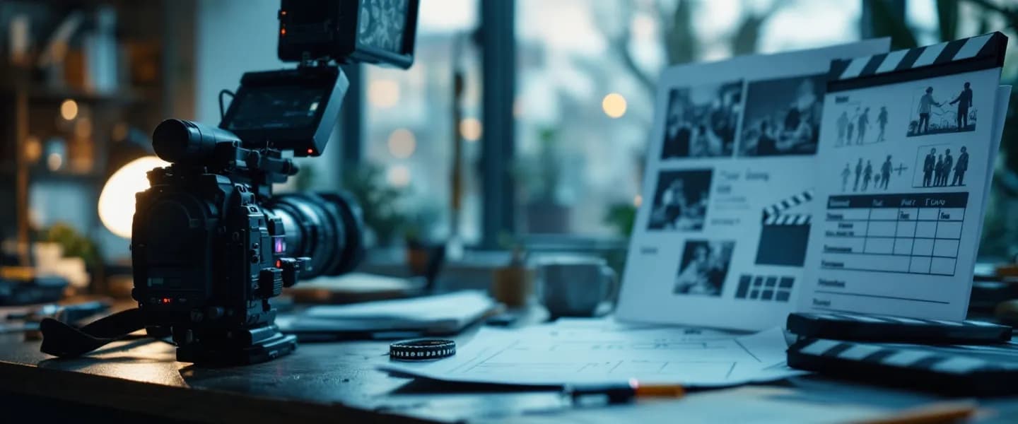 Film, Television and New Media study scene