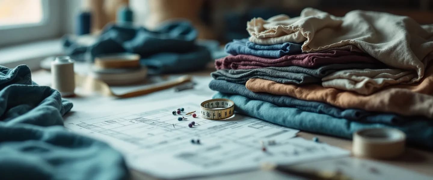Textiles and Design study scene